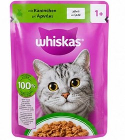 پوچ گربه ویسکاس با طعم گوشت بره Whiskas Cat Pouch in Jelly