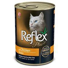 کنسرو رفلکس Reflex Plus گربه ادالت با طعم مرغ