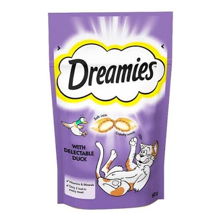 تشویقی گربه دریمیز با طعم اردک Dreamies Cat Snack with Duck