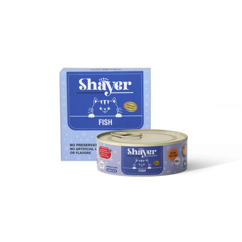 کنسرو بچه گربه شایر گربه با طعم ماهی