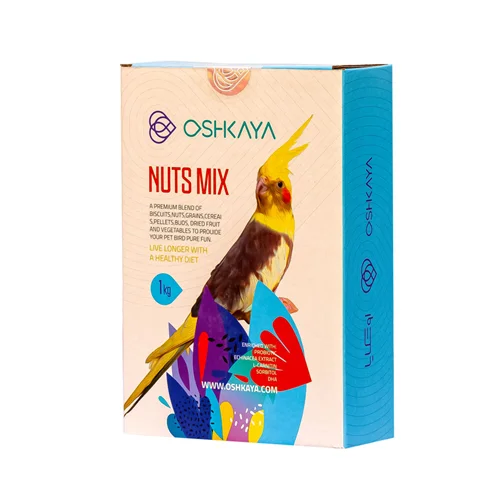 غذای خشک طوطی سانان کوچک و عروس هلندی اوشکایا