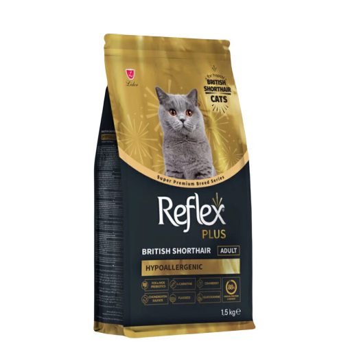 غذای خشک گربه بریتیش رفلکس پلاس Reflex Plus