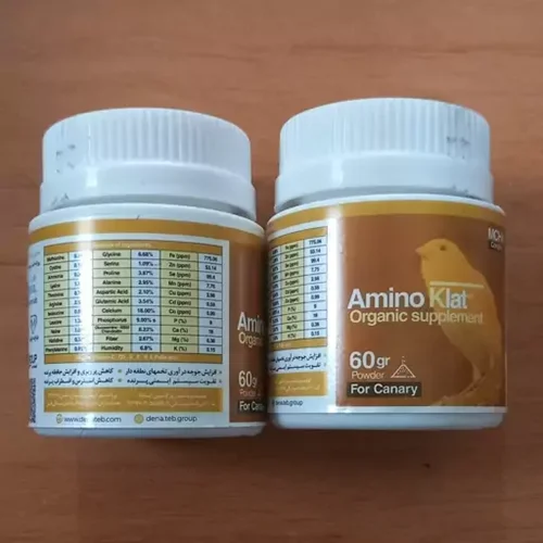 پودر آمینو کلات پرندگان زینتی(قناری)
