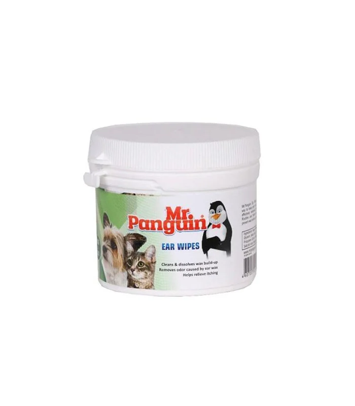 دستمال مرطوب مخصوص گوش حیوانات خانگی مستر پنگوئن