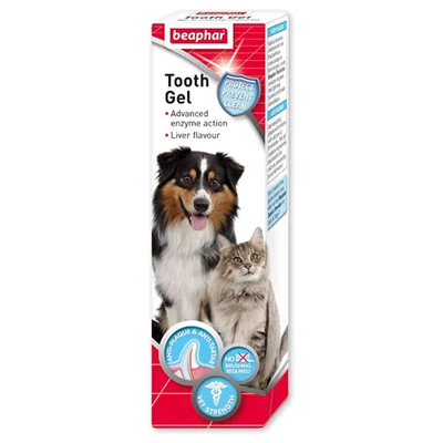 ژل دندان سگ و گربه بیفار مدل Tooth Gel وزن ۱۰۰ گرم